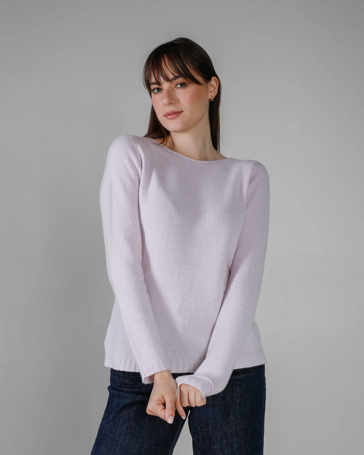 Barchetta basic a 2 fili in Lana e Cashmere