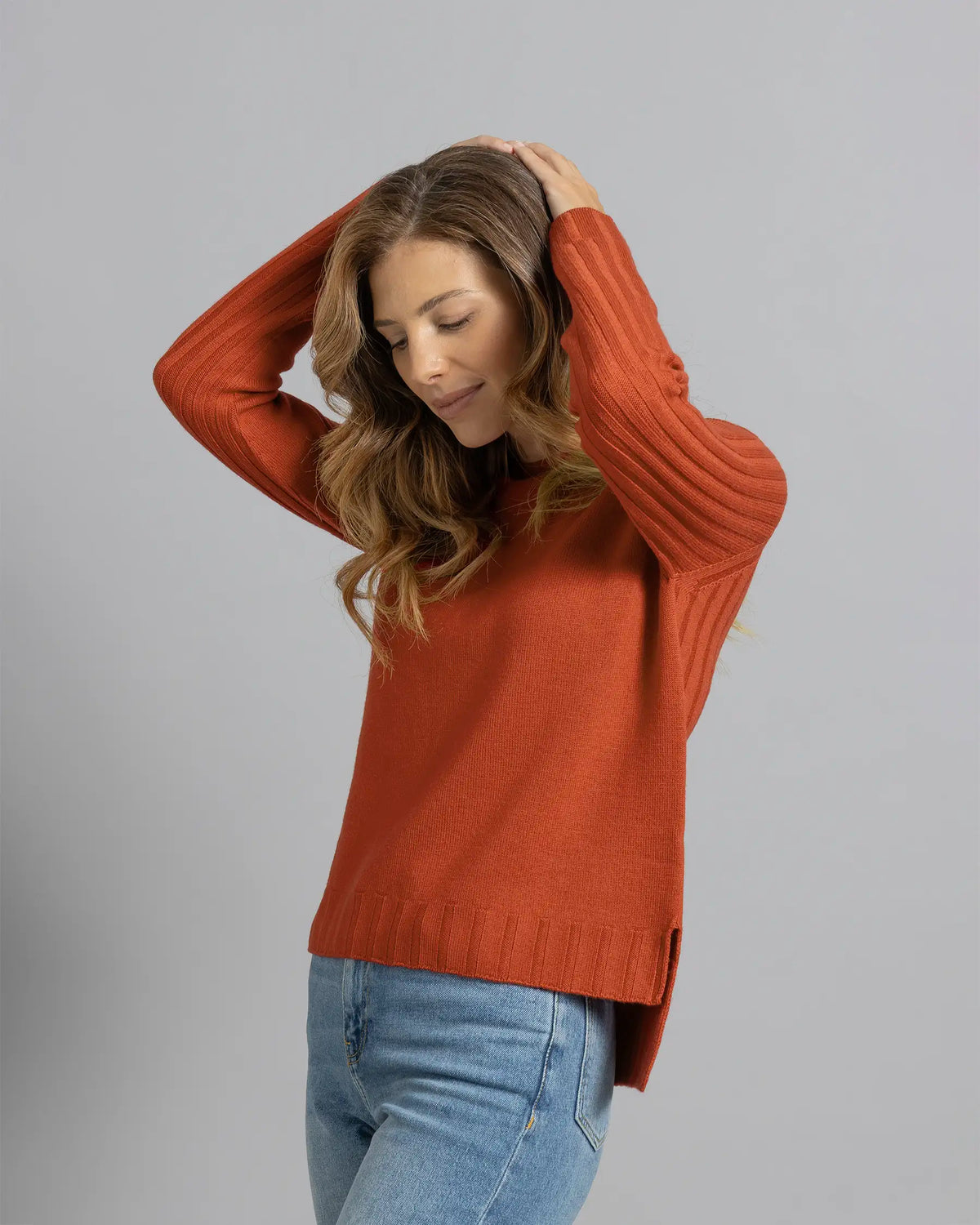 Girocollo Lana Merino con spacco