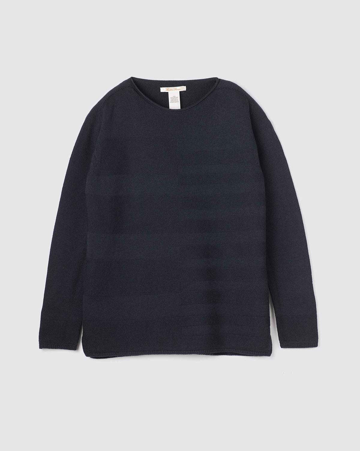 girocollo-lana-merino-con-intarsio-blu-Matteo-Fiorio-Maglieria