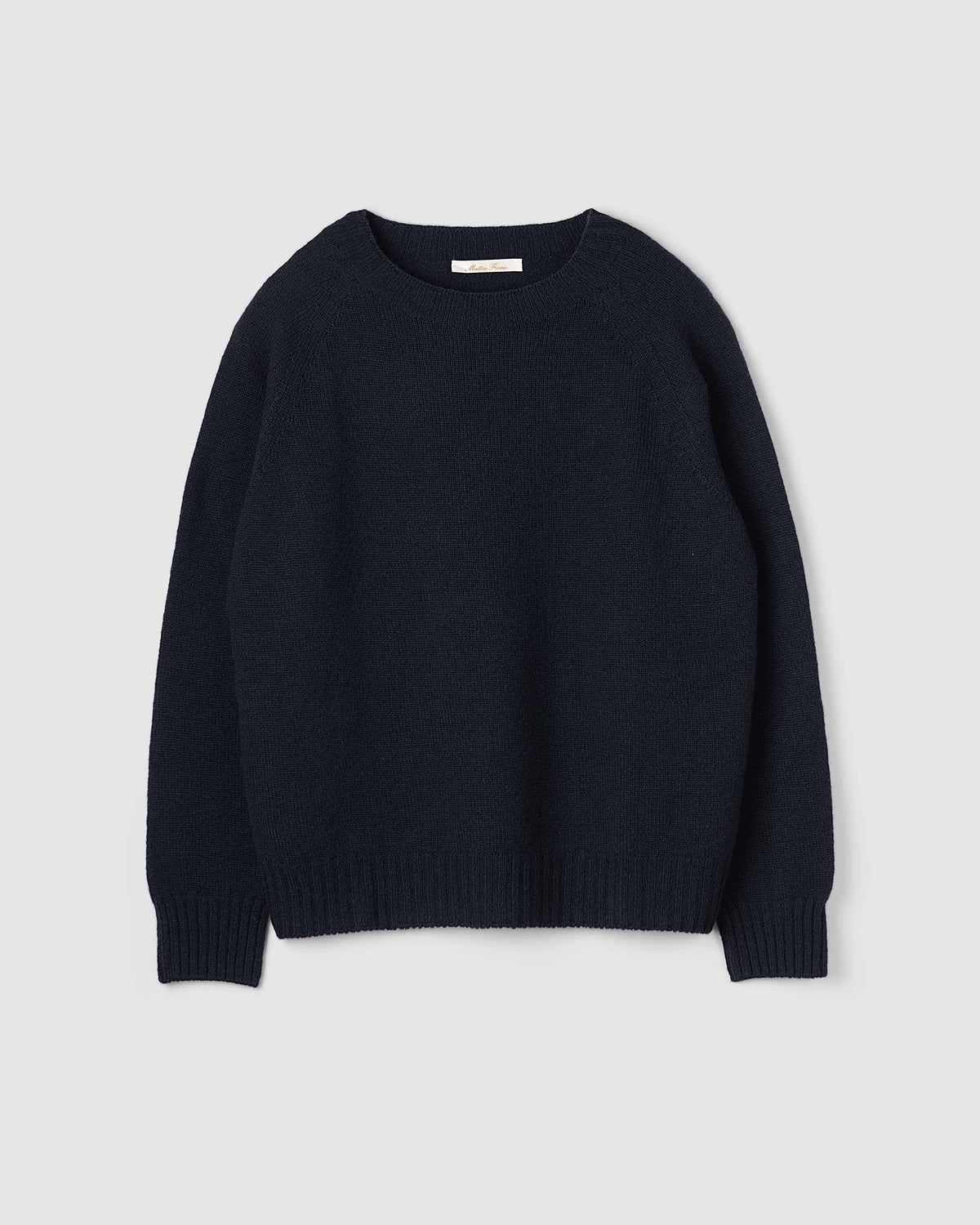 girocollo-scatolina-lana-merino-e-cashmere-blu-Matteo-Fiorio-Maglieria