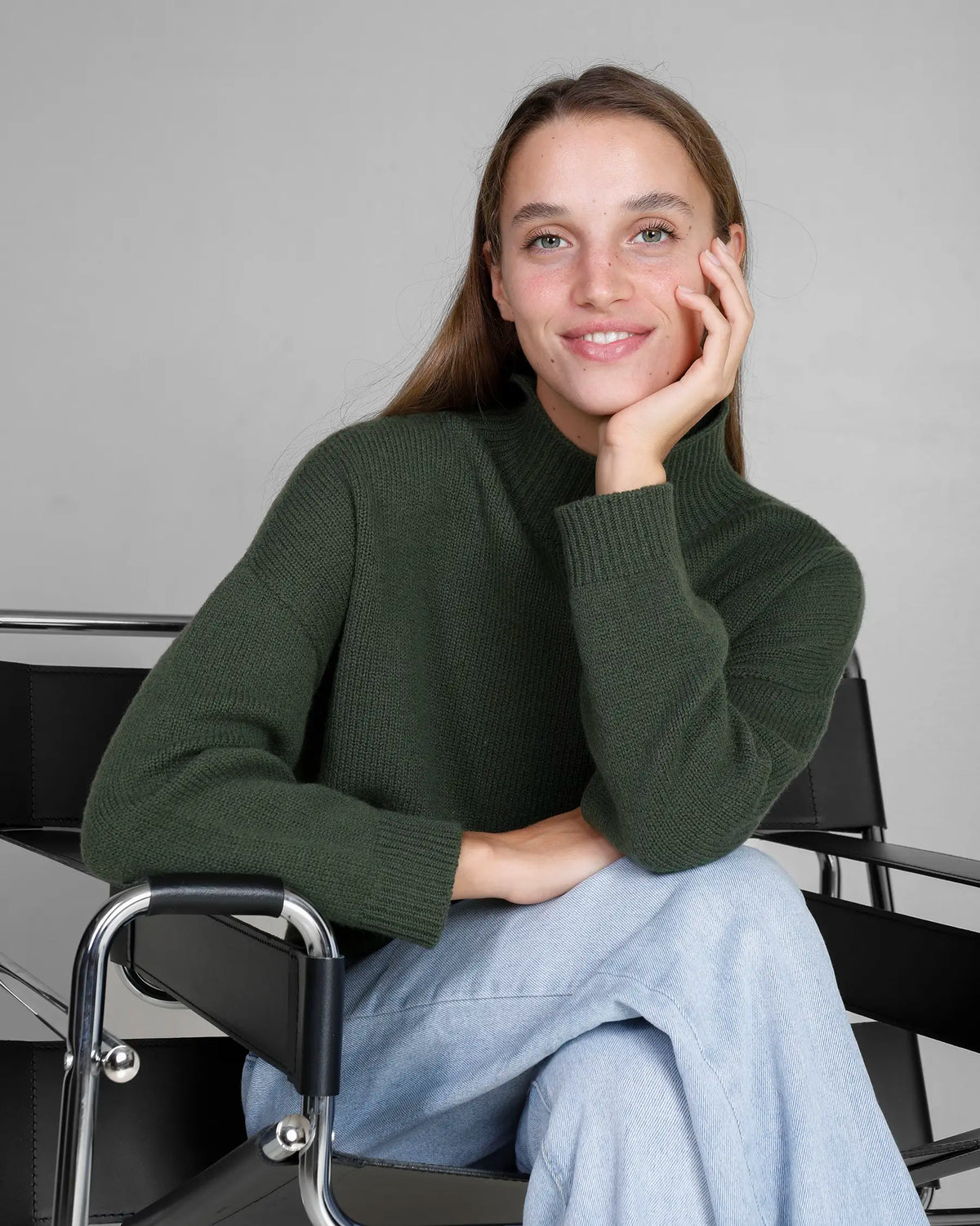 Maxi maglia Lupetto Tre Fili, Lana e Cashmere