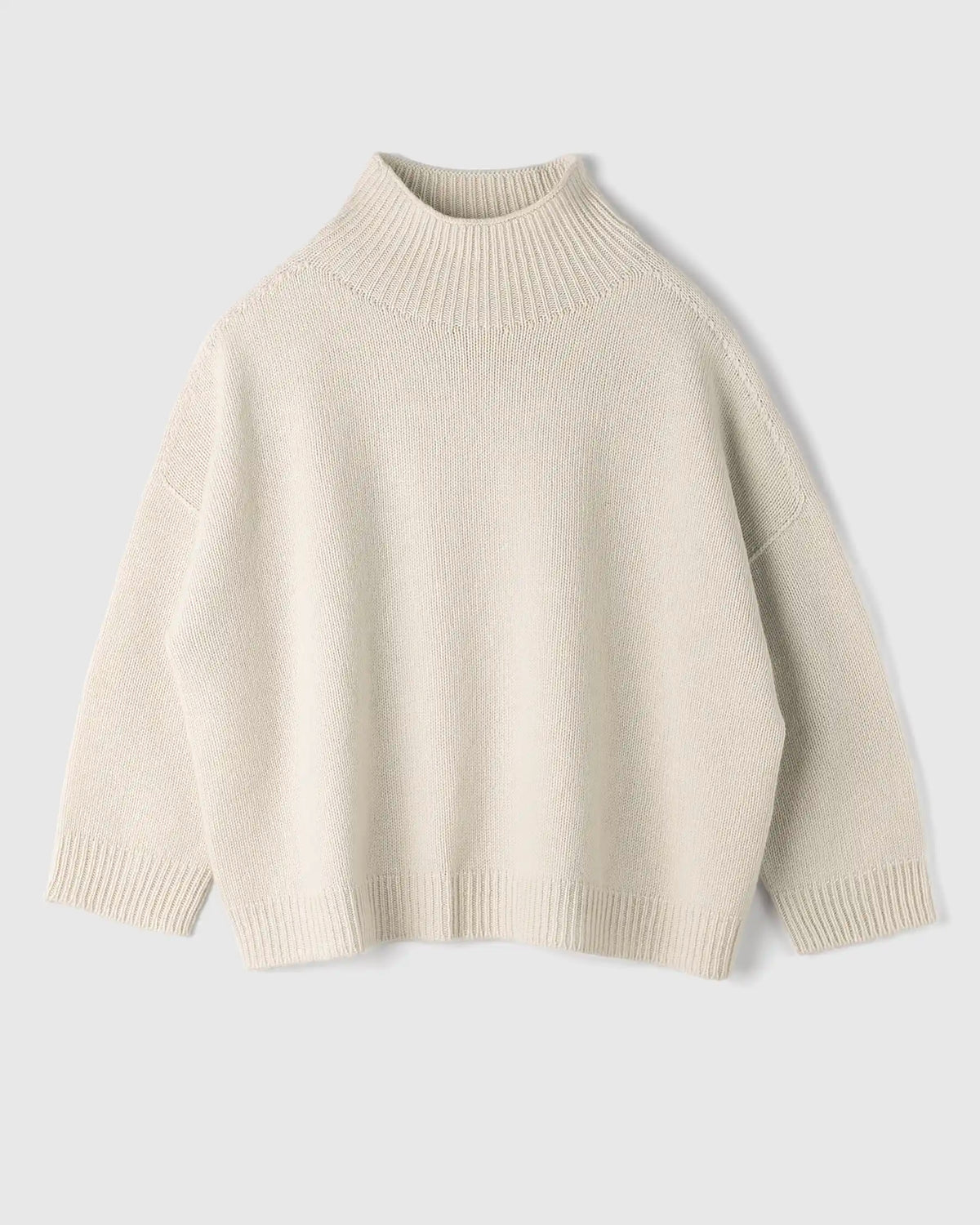 Maxi maglia Donna in puro Cashmere Colore Bianco, made in Italy. Brand Matteo Fiorio Maglieria