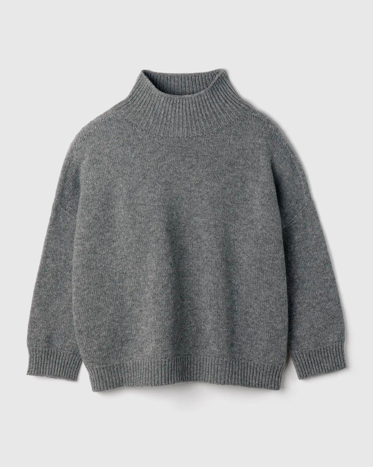 Maxi maglia Donna in puro Cashmere Colore Grigio, made in Italy. Brand Matteo Fiorio Maglieria