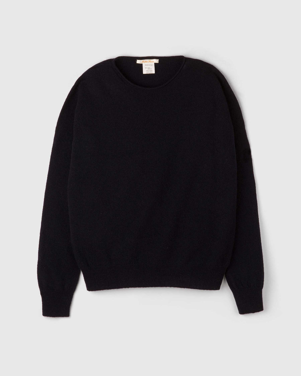girocollo-basic-lana-e-cashmere-nero-Matteo-Fiorio-Maglieria