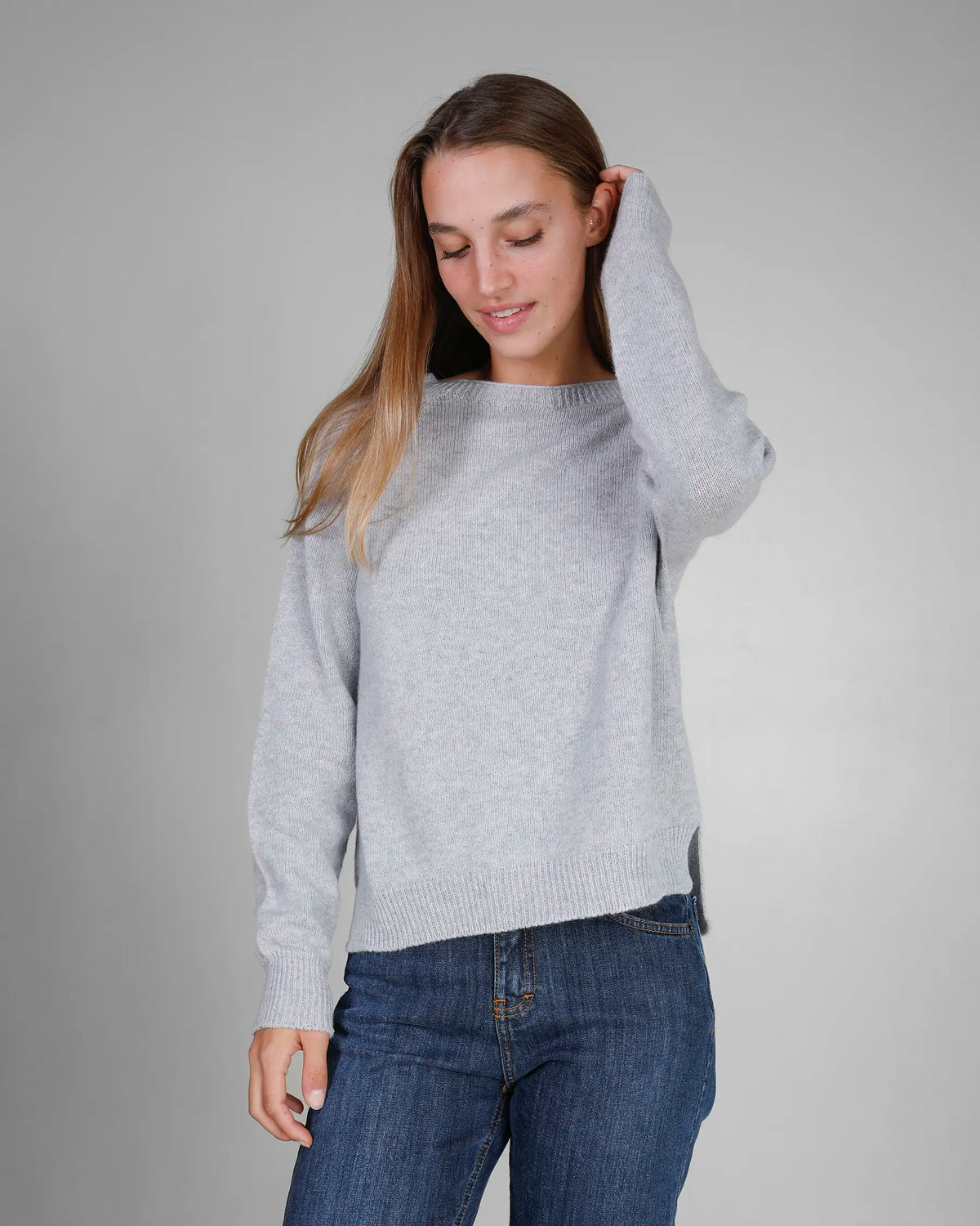 Barchetta con Spacchi in Lana Merino e Cashmere