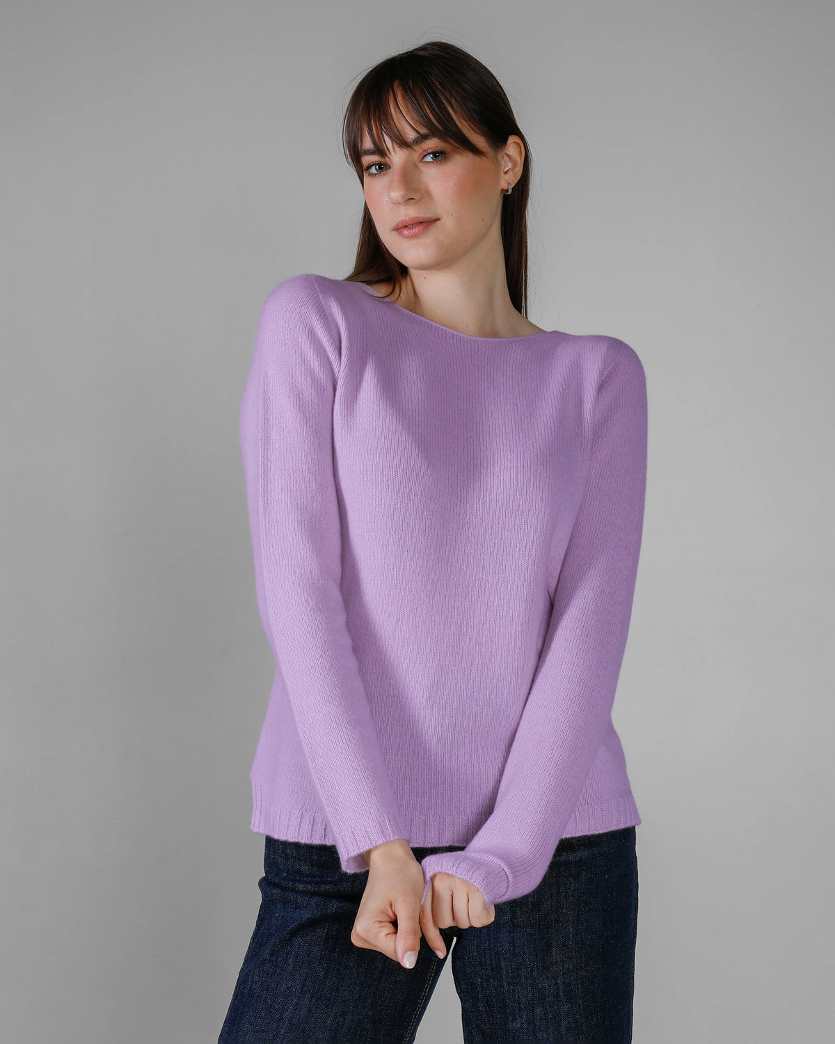 Barchetta basic a 2 fili in Lana e Cashmere