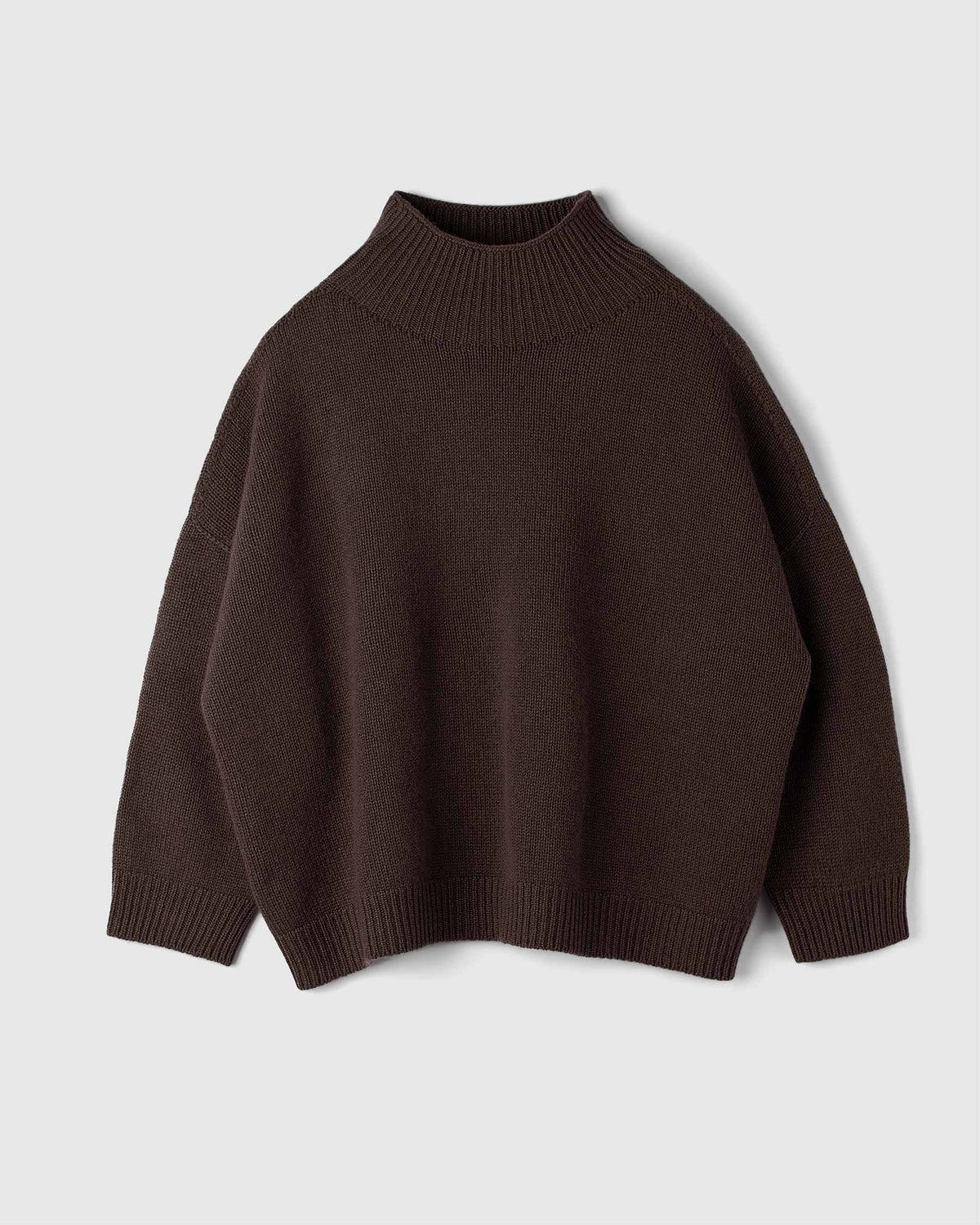 Maxi maglia Donna in puro Cashmere Colore Marrone, made in Italy. Brand Matteo Fiorio Maglieria