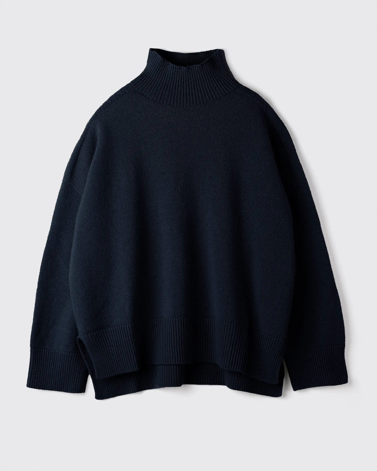 Maxi magli donna in Puro Cashmere colore Blu, made in Italy. Brand Matteo Fiorio Maglieria